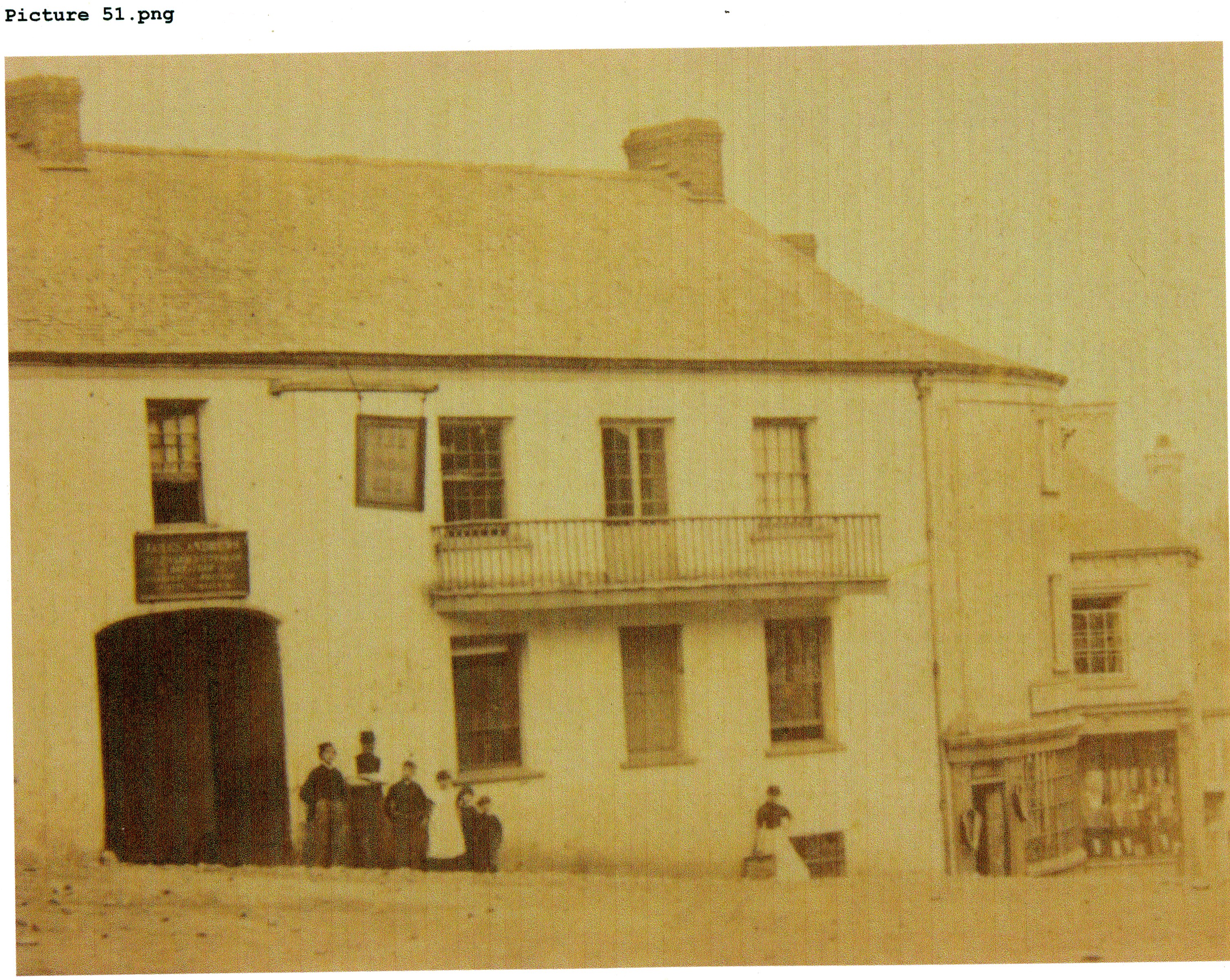 Market St, London Inn c. 1880