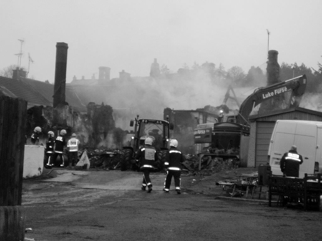George fire at rear no2