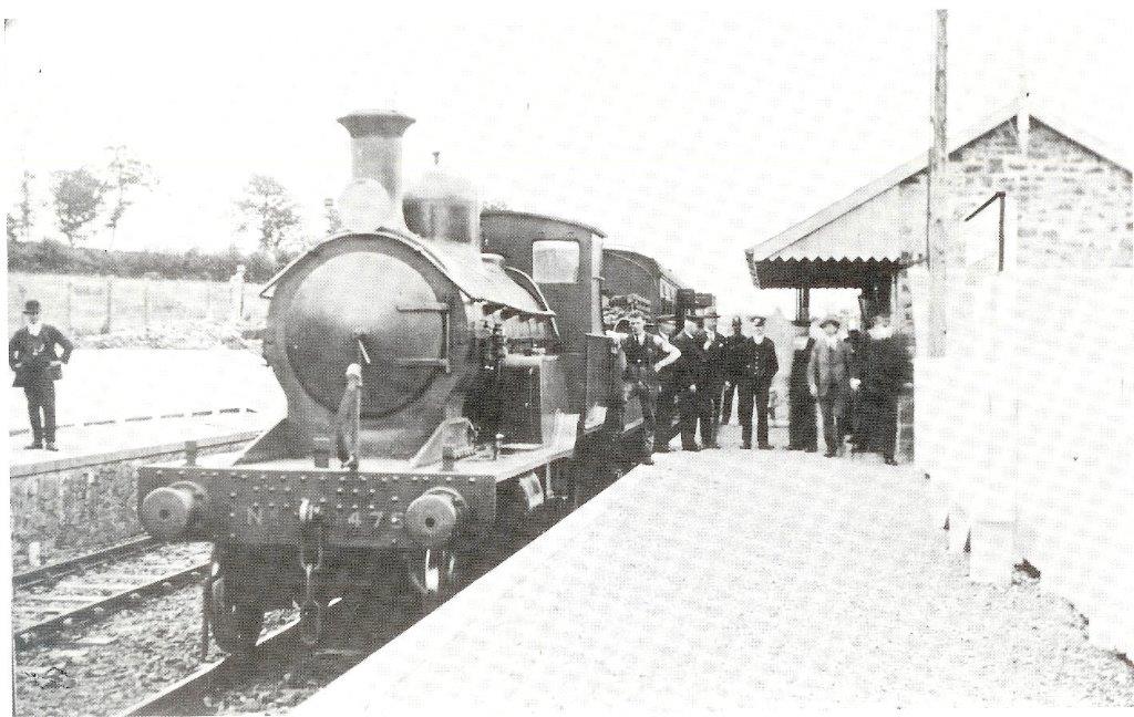 One of the first trains to Hatherleigh c. 1925
