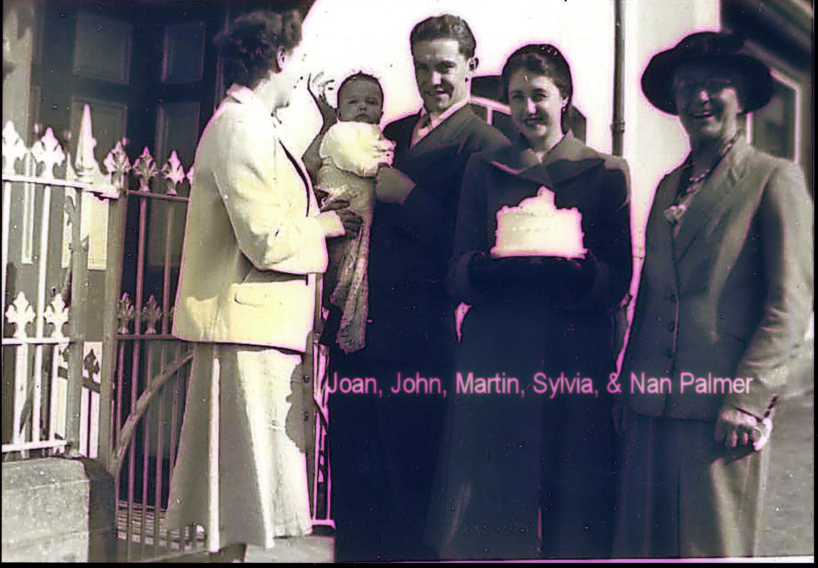 Joan, John, Martin, Sylvia and Nan Palmer
