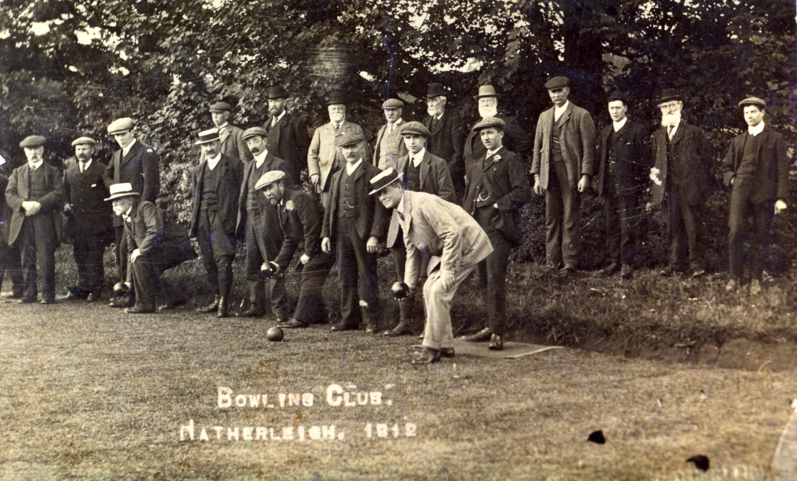 Bowling club 1912 in Hatherleigh