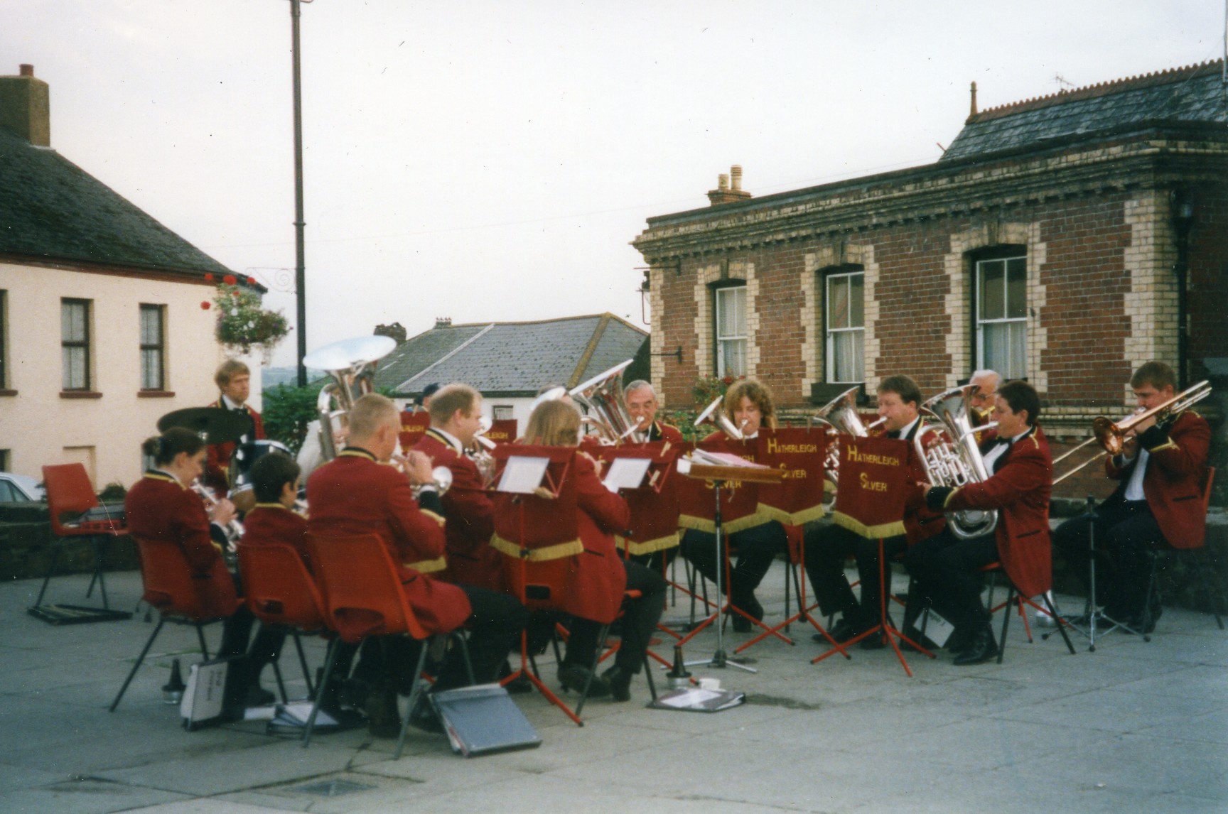 Hatherleigh Silver Band in Market Square