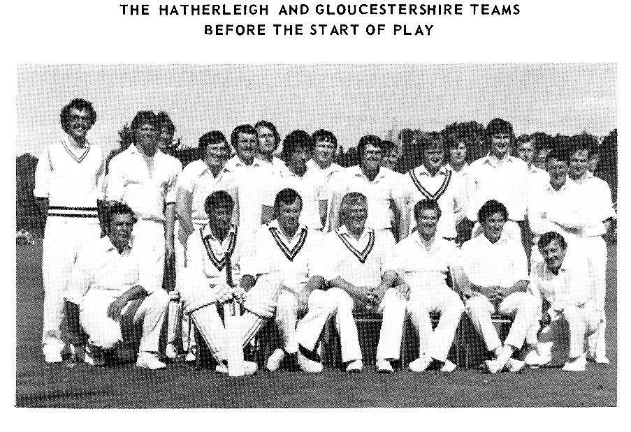 Hatherleigh and Gloucestershire Cricket clubs before match