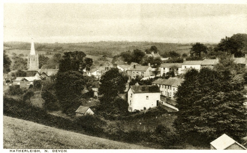 Hatherleigh looking down Park Road c. 1930