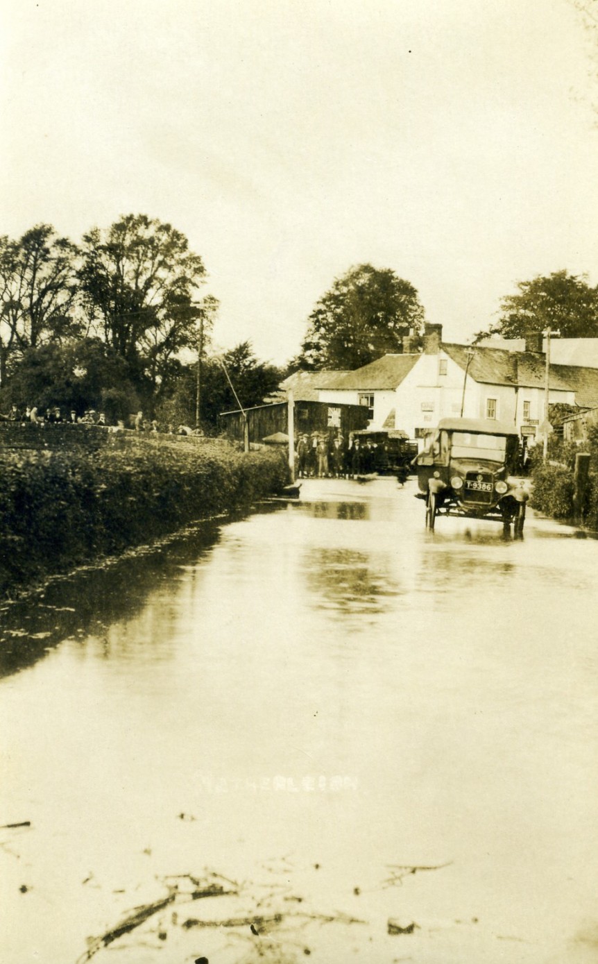 Okehampton Rd flooded c 1920