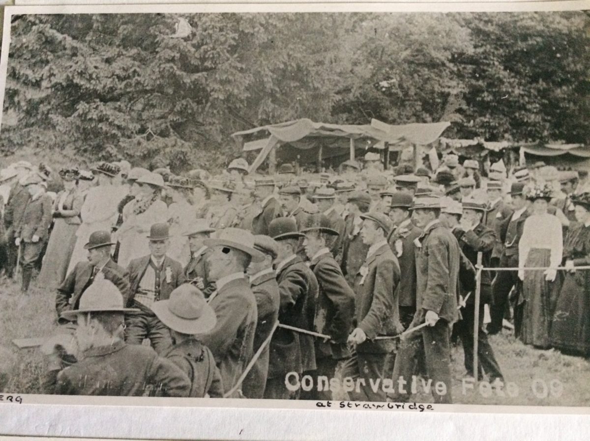 Conservative fete, Strawbridge, 1909