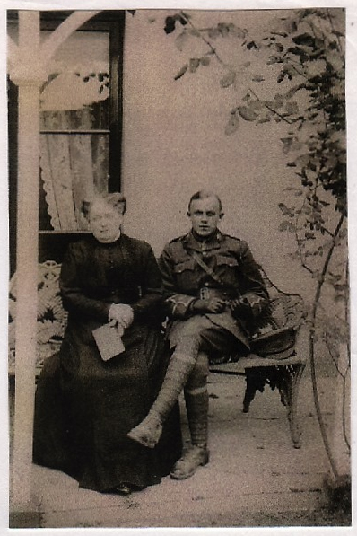 Elizabeth Drew Collwill and Son Frank Colwill at Claremont