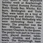Hatherleigh Snippets: Over 60's Luncheon Club outing. Tim Laing's scrapbook 1986