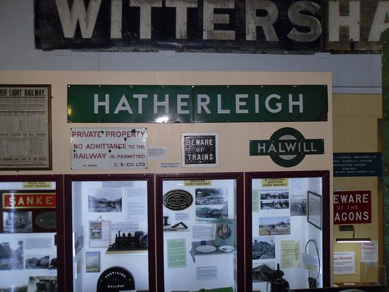 Hatherleigh Platform Sign - Col. Stephens Railway Museum (photo from tripadviser.co.uk)